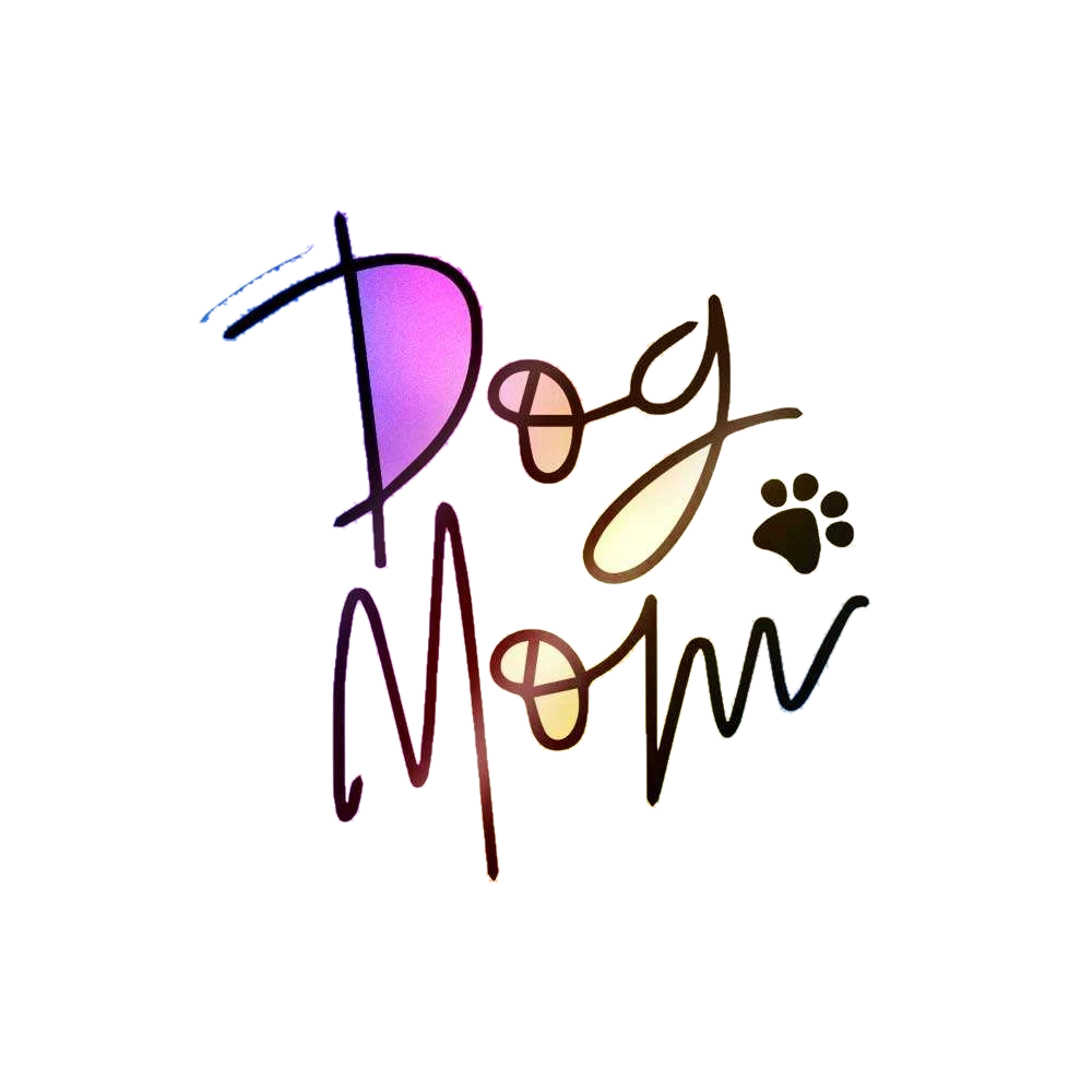 Dogs Mom Holographic Sticker